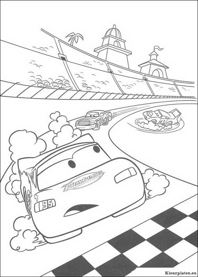 Cars kleurplaten
