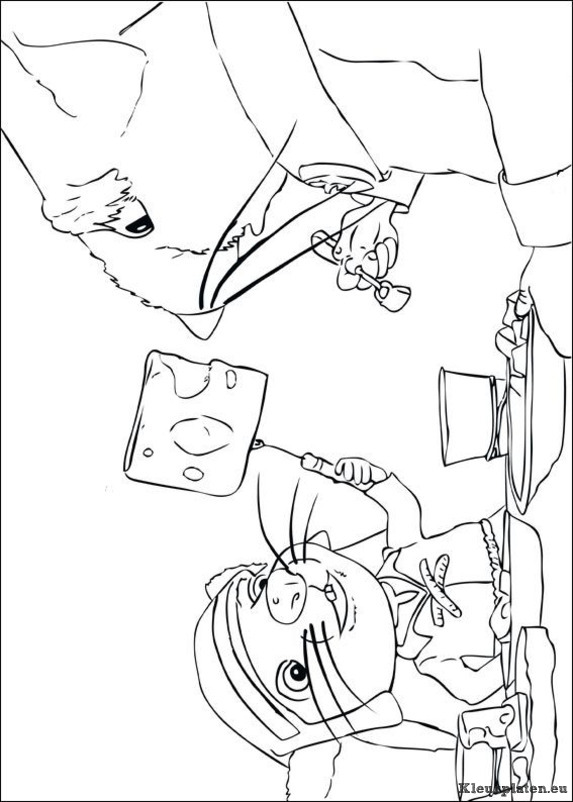 Despereaux kleurplaten