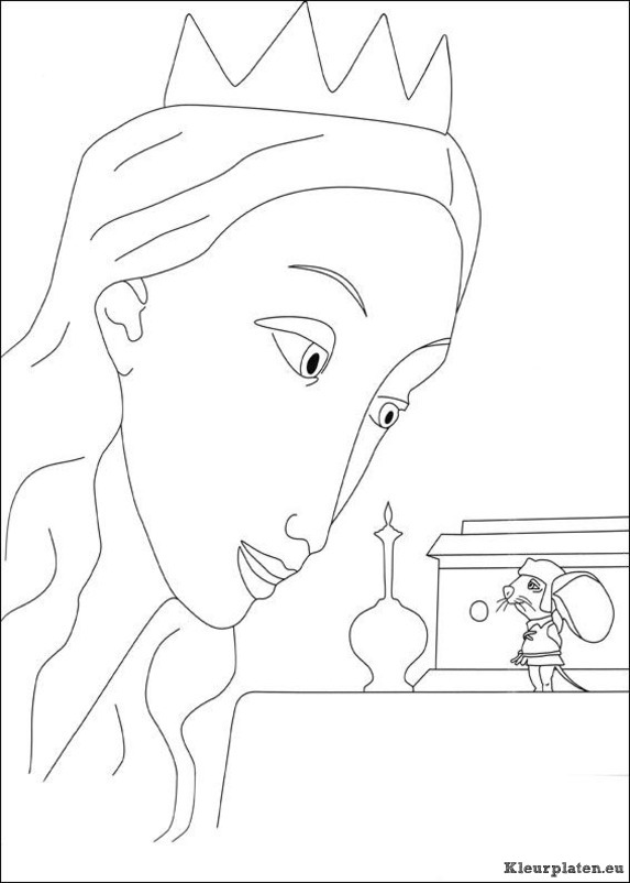 Despereaux kleurplaten