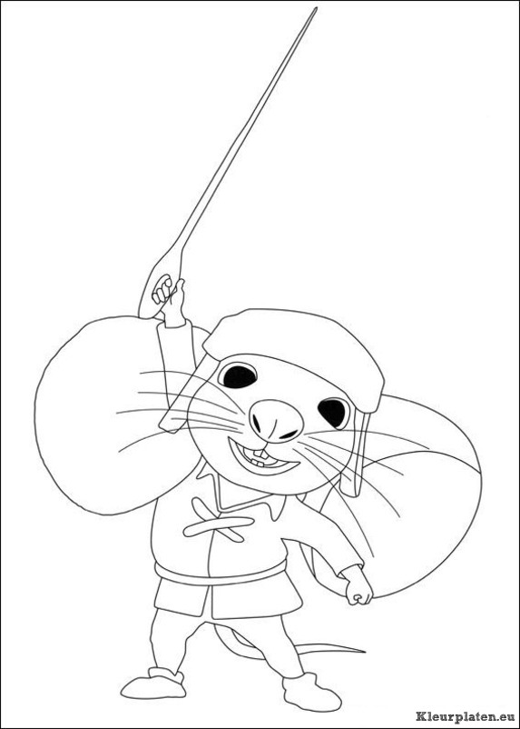 Despereaux kleurplaten