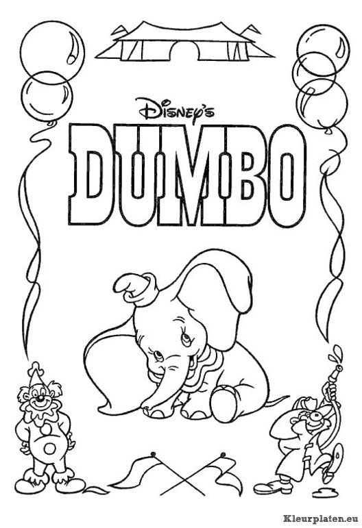 Dombo kleurplaten