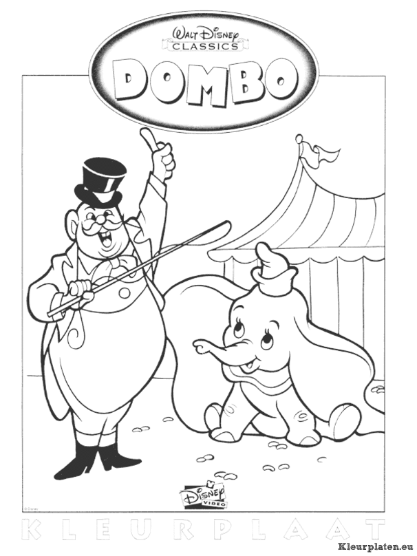 Dombo kleurplaten