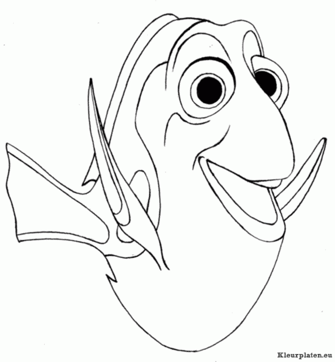 Finding nemo kleurplaten