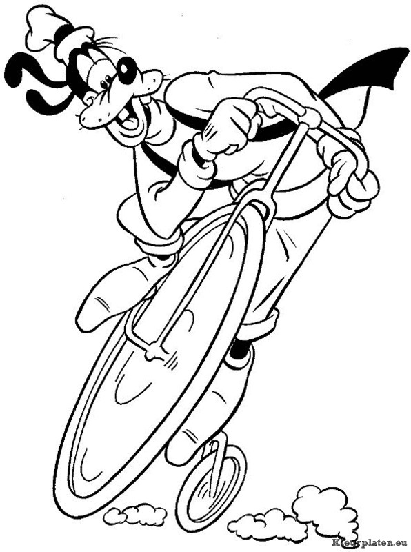 Goofy kleurplaten