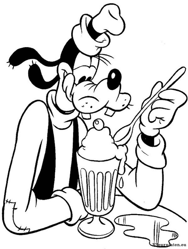 Goofy kleurplaten