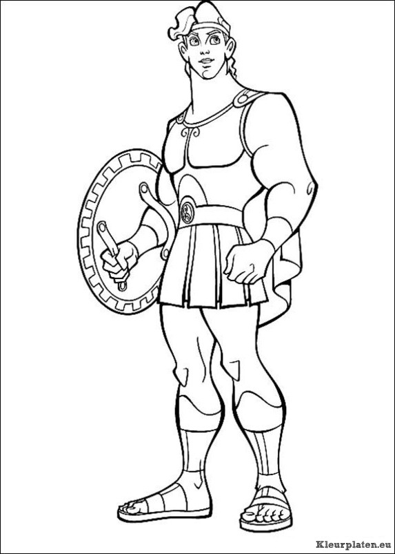 Hercules kleurplaten