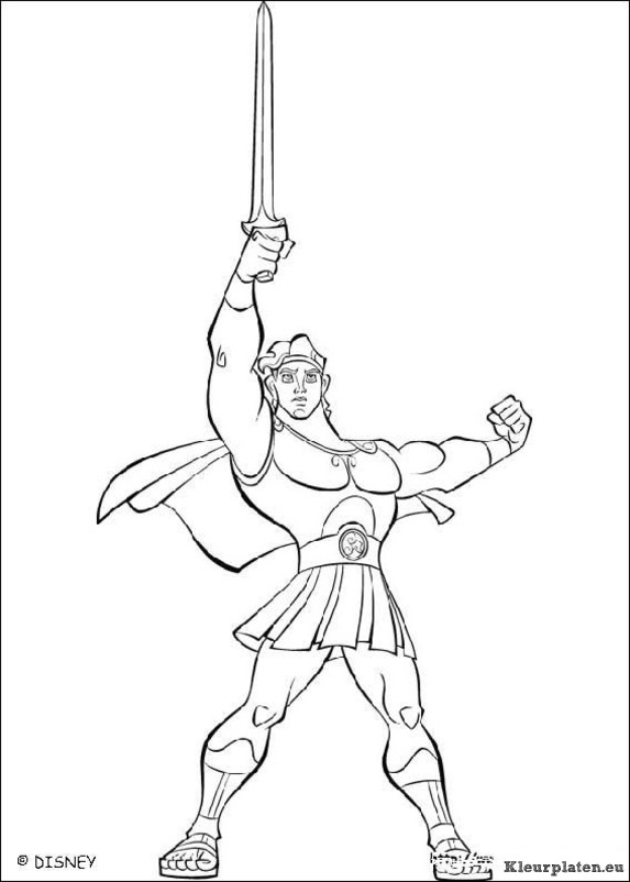 Hercules kleurplaten