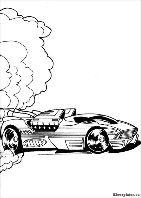 Hot wheels kleurplaten