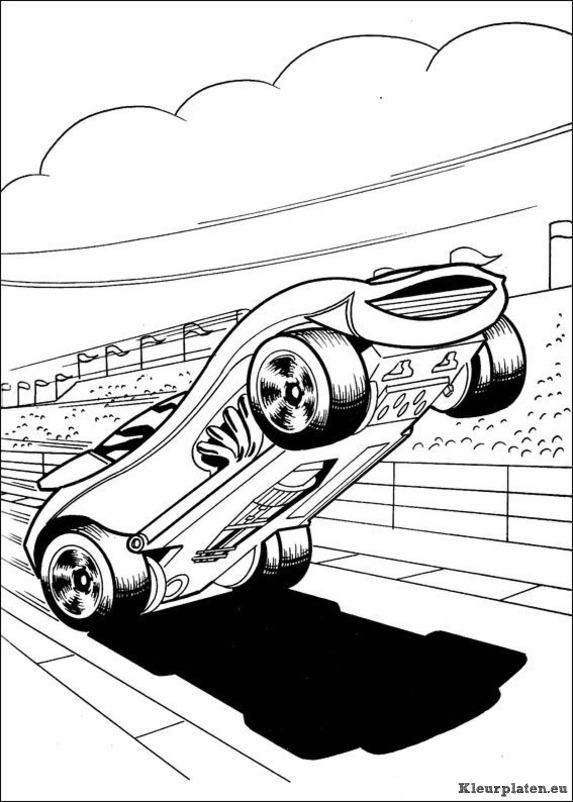 Hot wheels kleurplaten