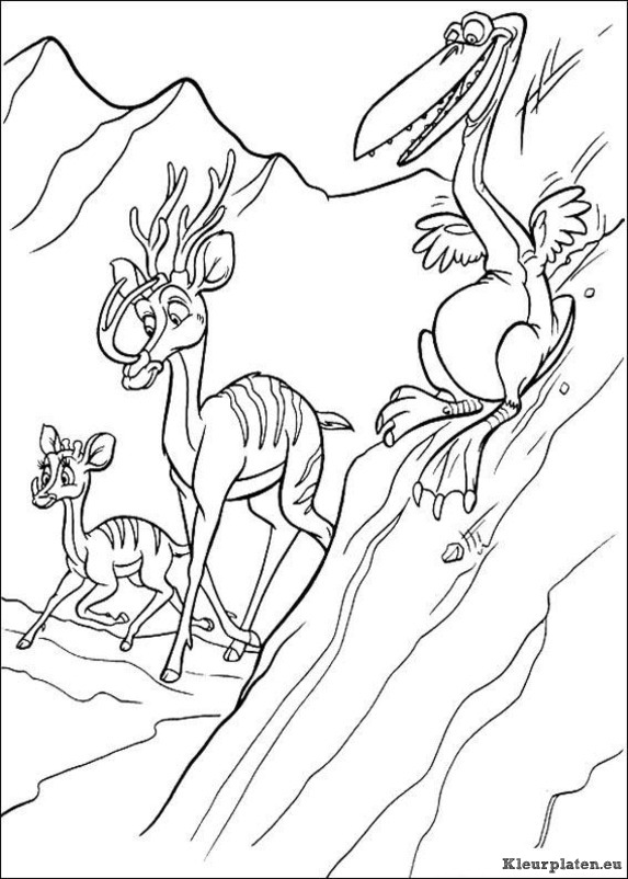 Ice age 2 kleurplaten