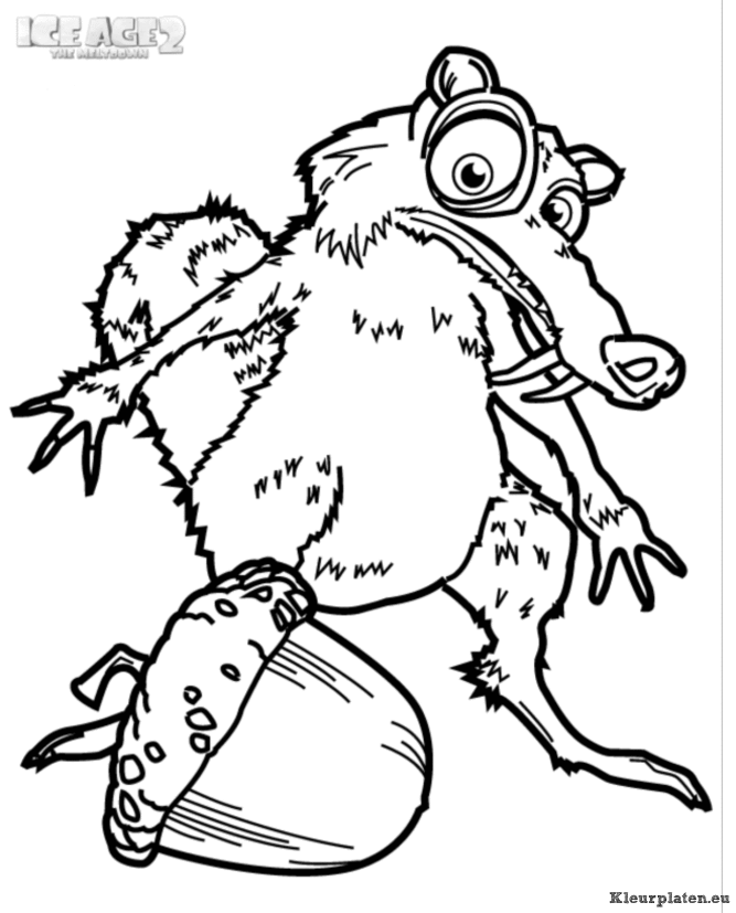 Ice age kleurplaten
