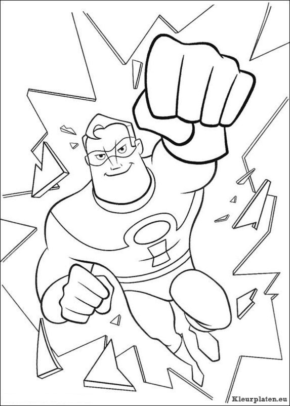 Incredibles kleurplaten