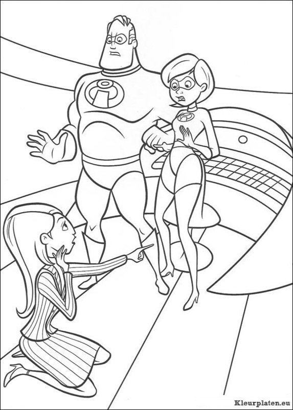 Incredibles kleurplaten