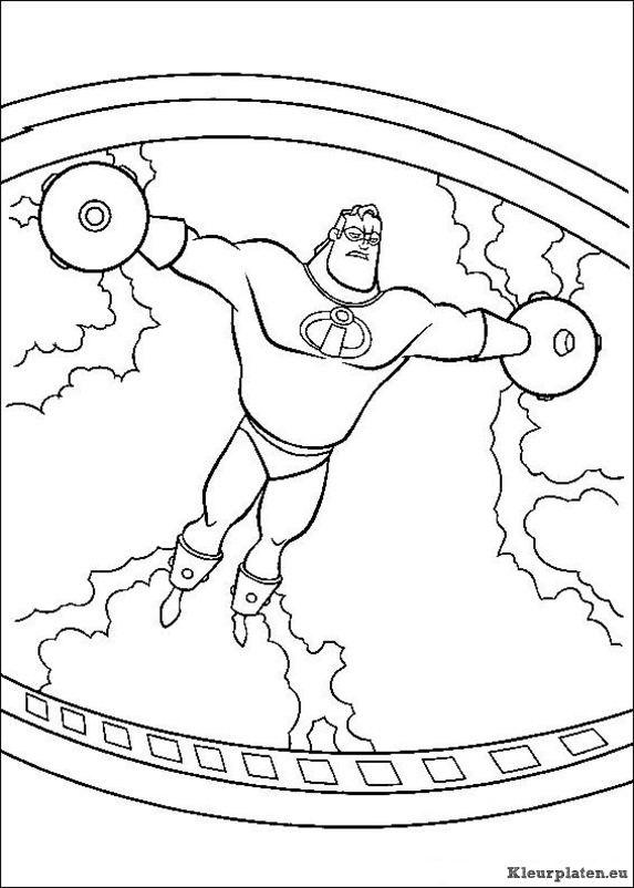 Incredibles kleurplaten