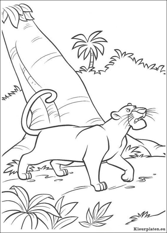 Jungle boek 2 kleurplaten