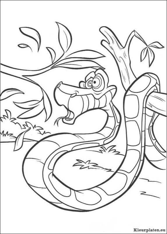 Jungle boek 2 kleurplaten