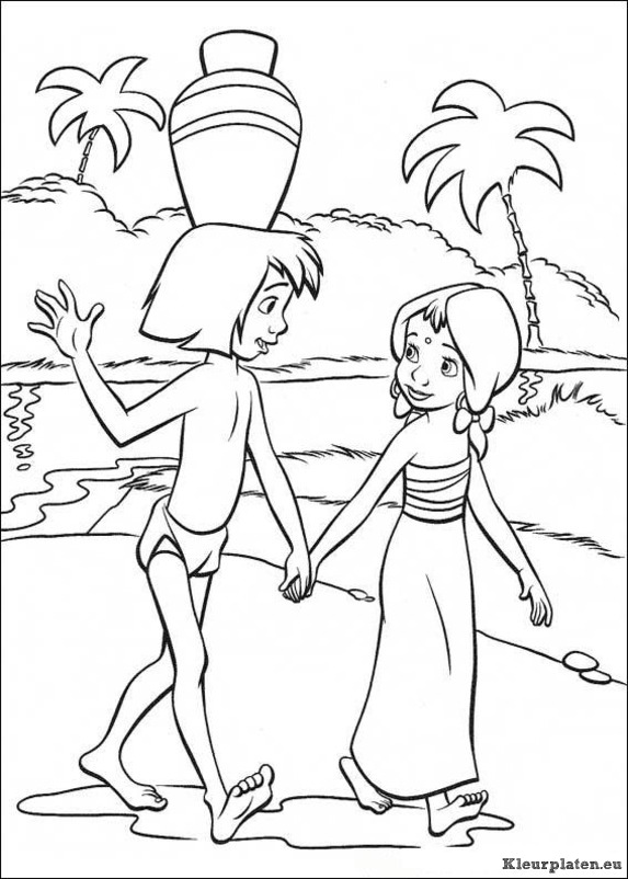 Jungle boek kleurplaten