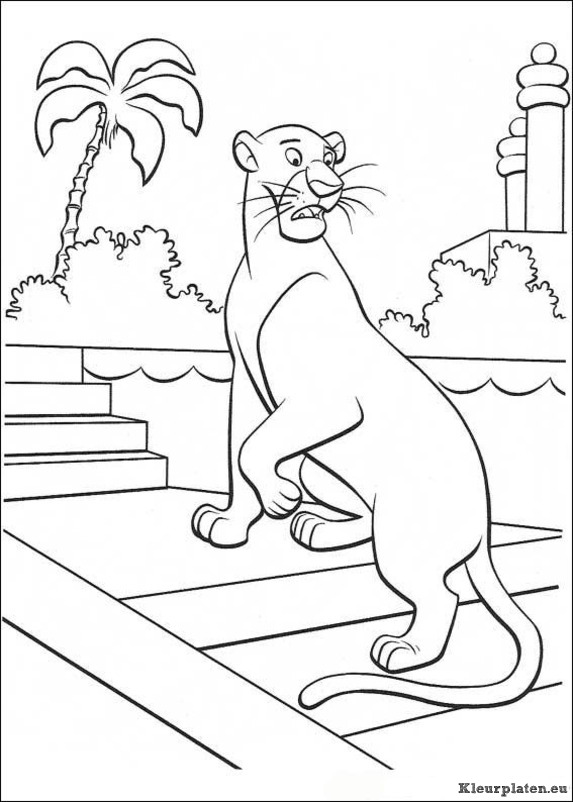 Jungle boek kleurplaten