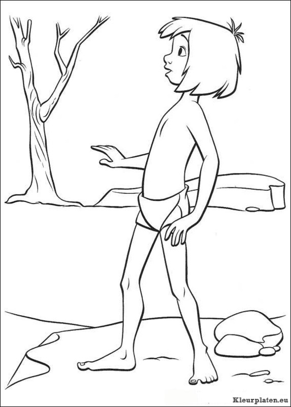 Jungle boek kleurplaten