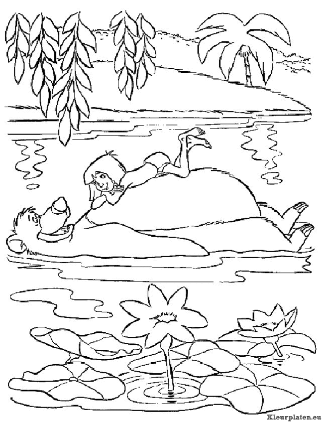 Jungle boek kleurplaten
