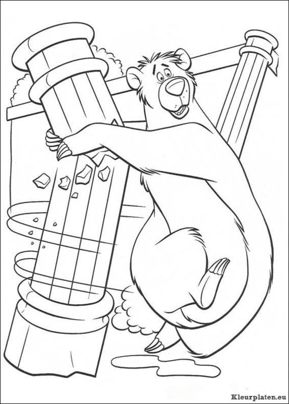 Jungle boek kleurplaten