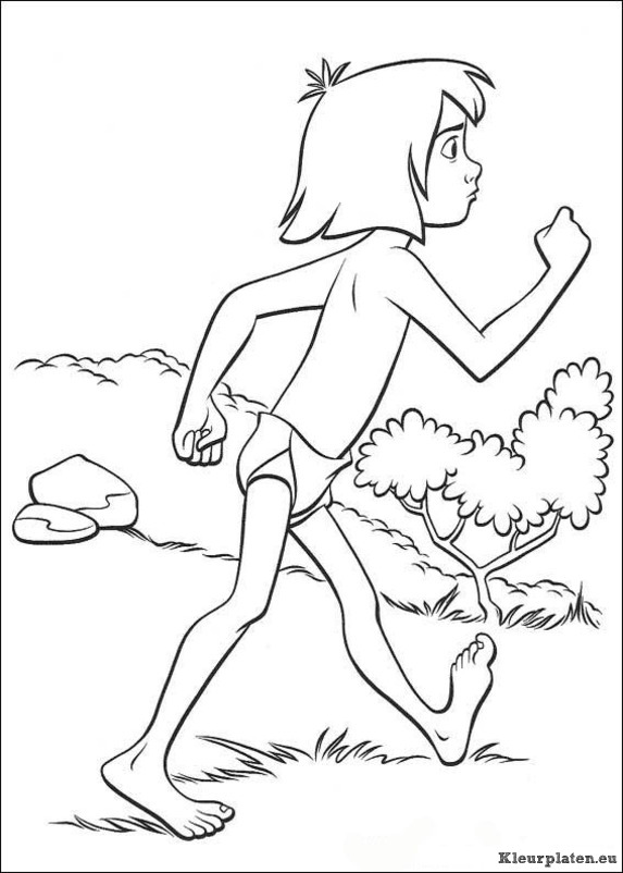 Jungle boek kleurplaten