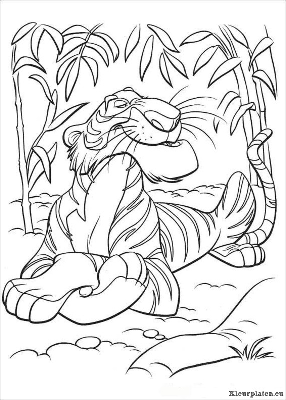 Jungle boek kleurplaten