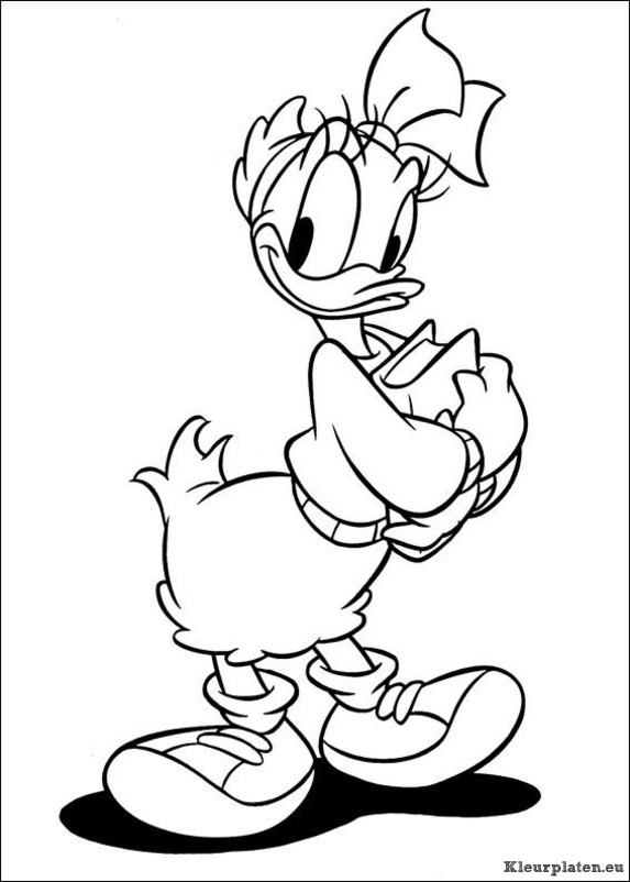 Katrien duck kleurplaten