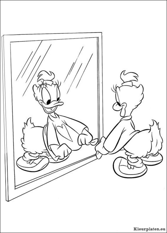 Katrien duck kleurplaten