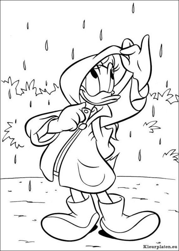 Katrien duck kleurplaten