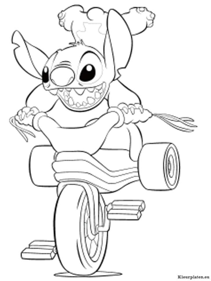 Lilo en stitch kleurplaten