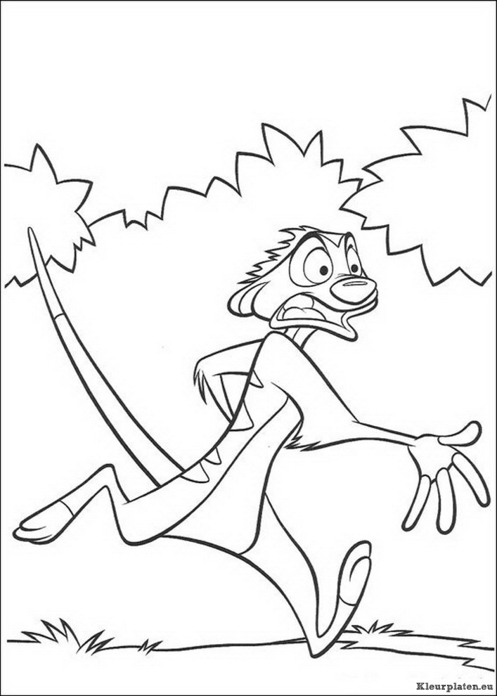 Lion king of de leeuwenkoning kleurplaten