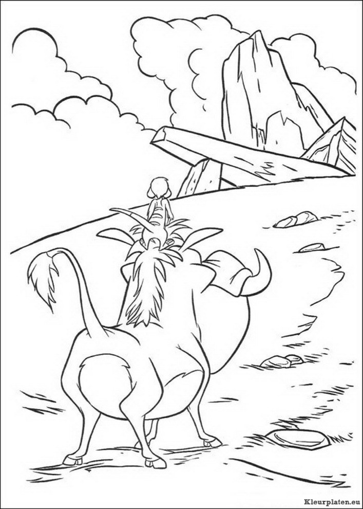 Lion king of de leeuwenkoning kleurplaten