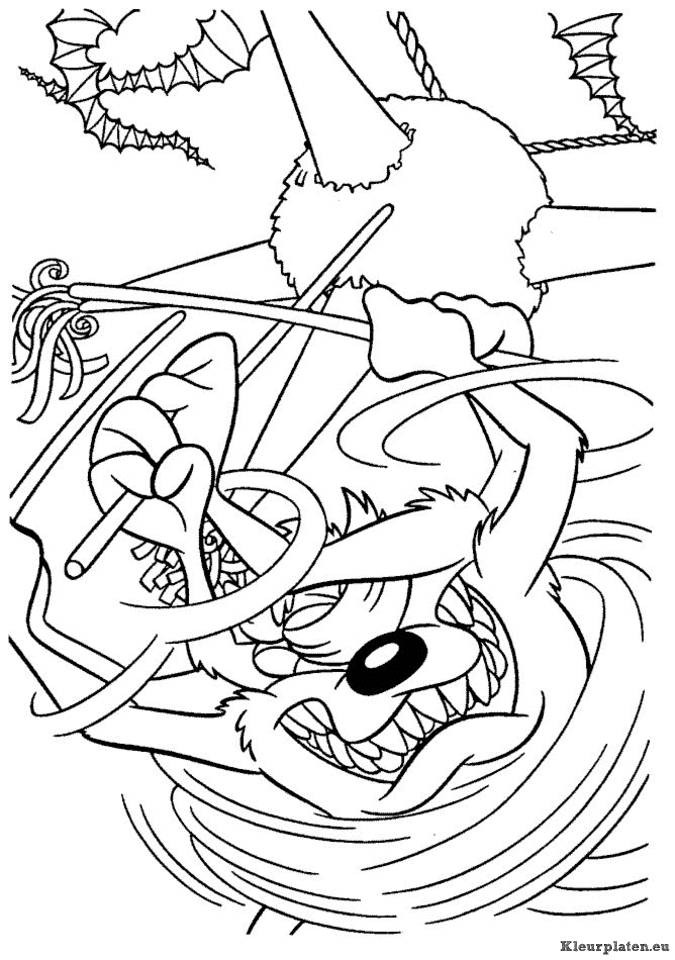 Looney tunes kleurplaten