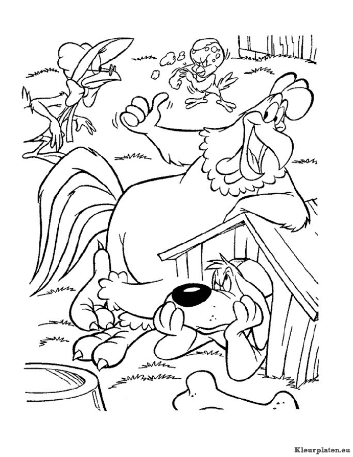 Looney tunes kleurplaten