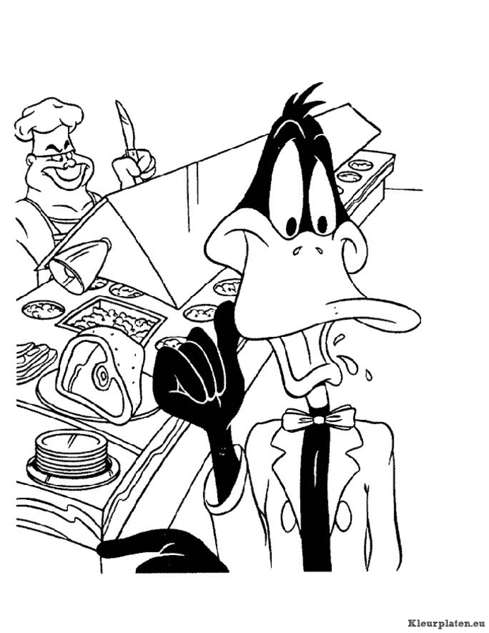 Looney tunes kleurplaten