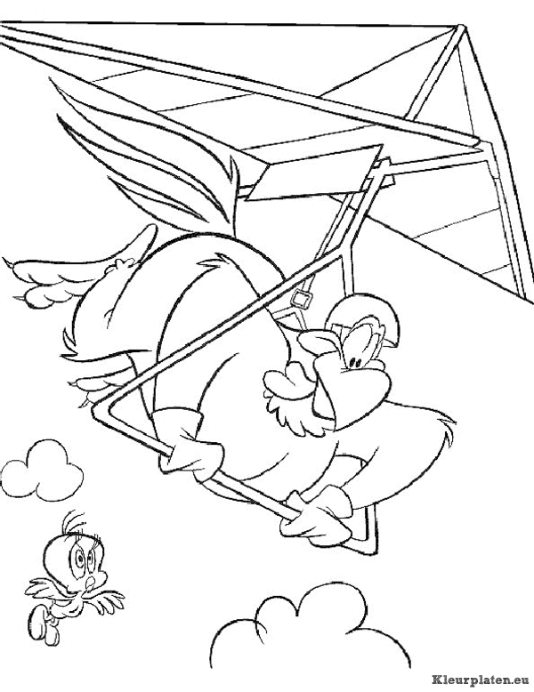 Looney tunes kleurplaten