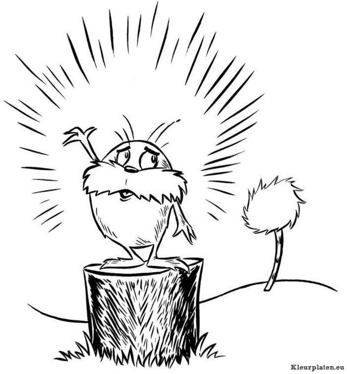 Lorax en het verdwenen bos kleurplaten