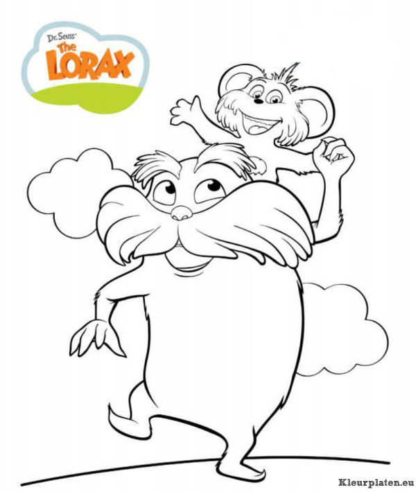 Lorax en het verdwenen bos kleurplaten