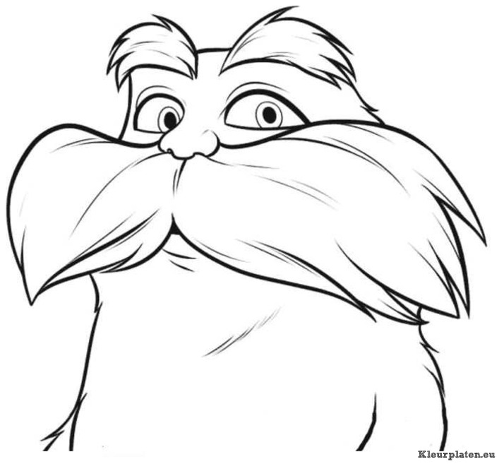 Lorax en het verdwenen bos kleurplaten