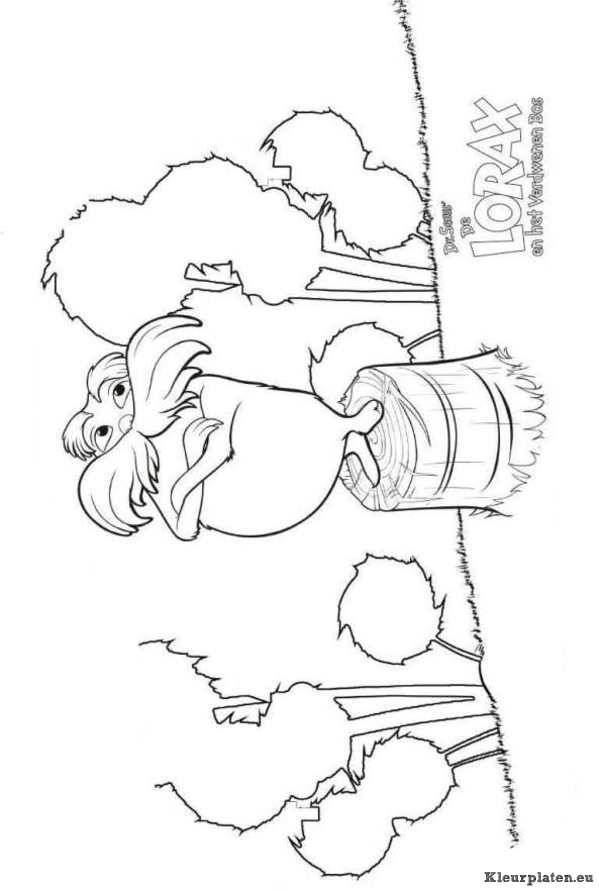 Lorax en het verdwenen bos kleurplaten