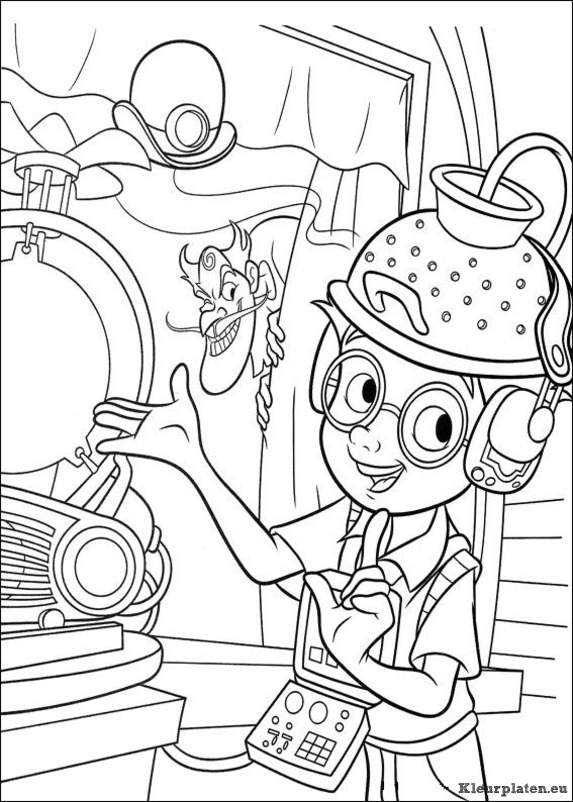 Meet the robinsons kleurplaten