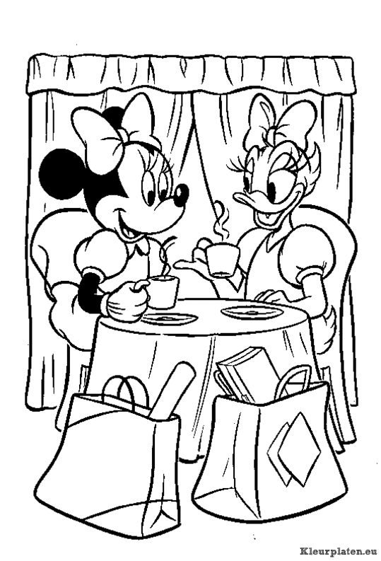 Mickey mouse kleurplaten