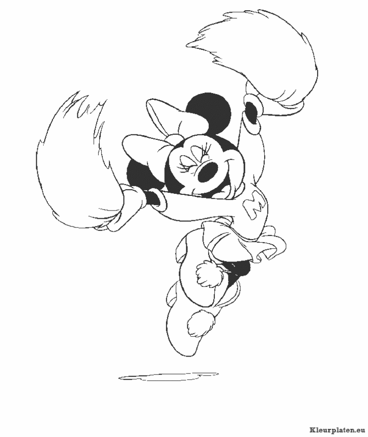 Minnie mouse kleurplaten