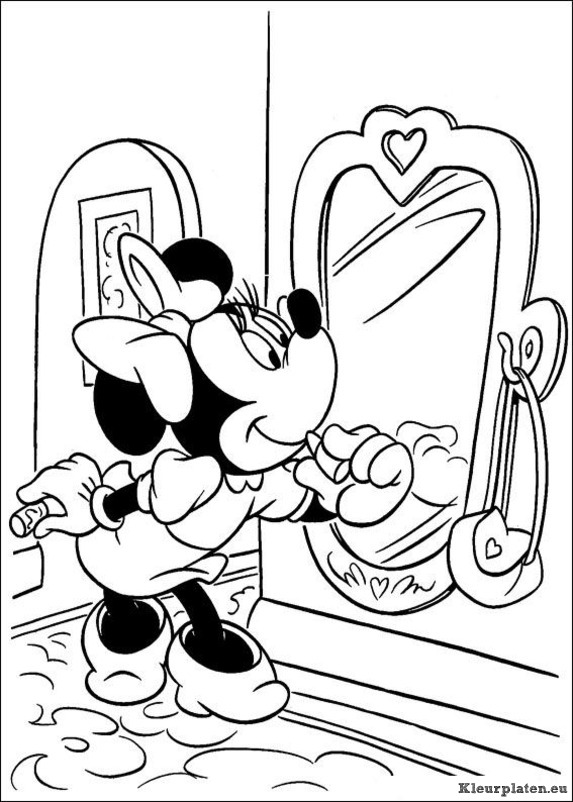 Minnie mouse kleurplaten