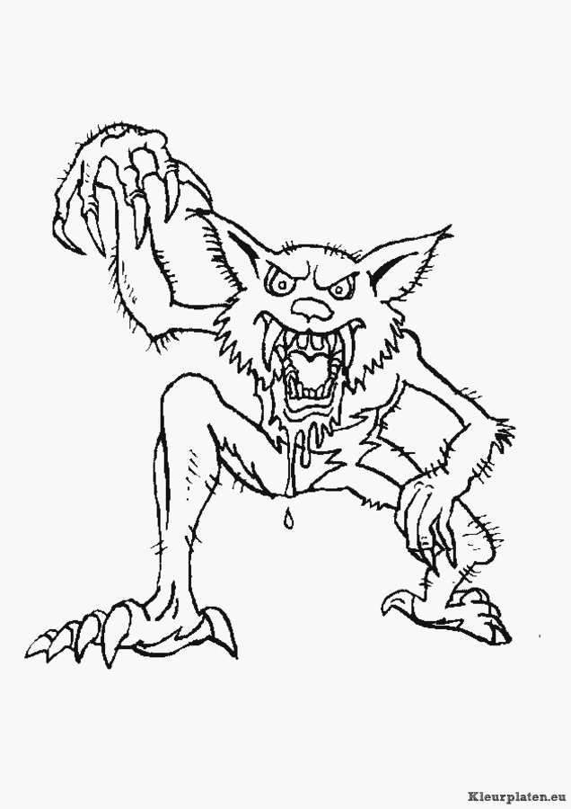 Monsters en co kleurplaten