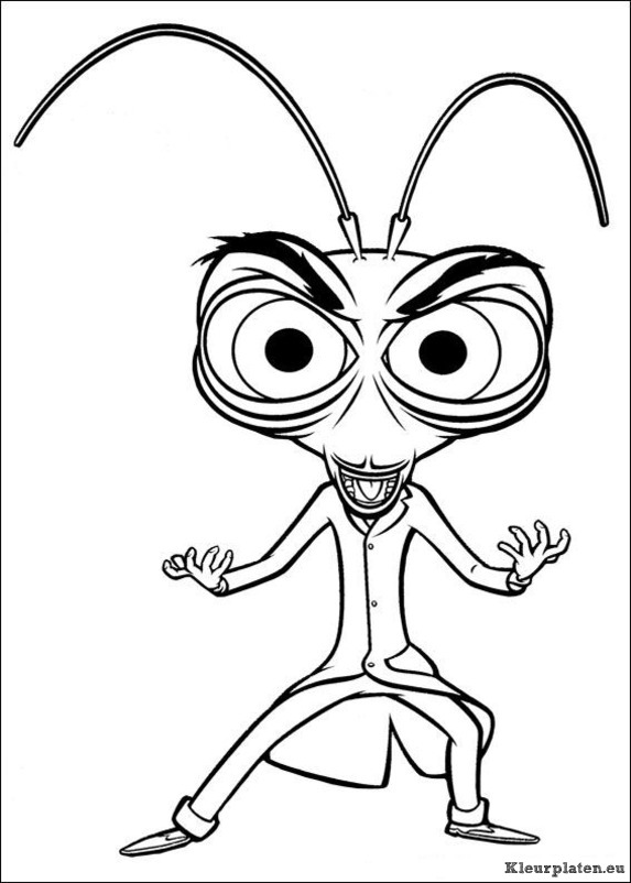 Monsters vs aliens kleurplaten