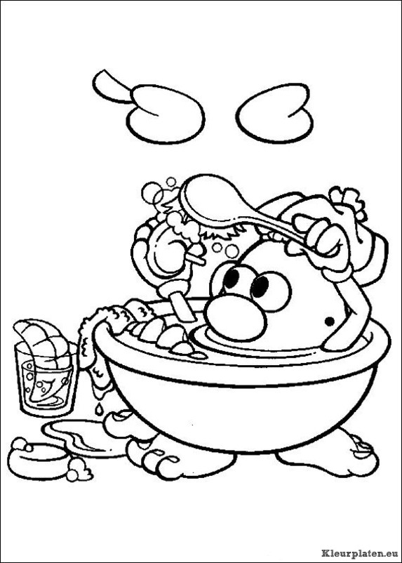 Mr potato head kleurplaten