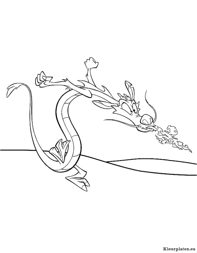 Mulan kleurplaten