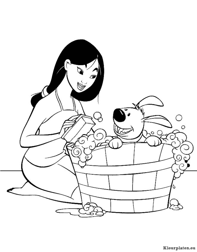 Mulan kleurplaten